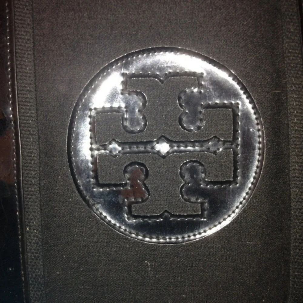 👛 TORY BURCH 👛 black wool tote bag